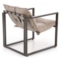 Комплект садовой мебели Halmar SHARK (софа + 2 кресла + стол журнальный) черный/капучино купить в Минске