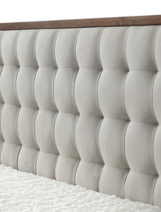 Кровать HALMAR SOLOMO 160*200 бежевый/орех купить в Минске