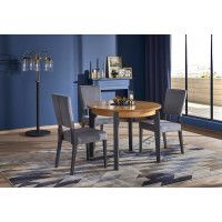 Стол обеденный Halmar Sorbus (Сорбус) (100-200)*100 дуб медовый/графит купить в Минске Стол обеденный Halmar Sorbus (Сорбус) (100-200)*100 дуб медовый/графит купить в Минске