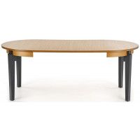 Стол обеденный Halmar Sorbus (Сорбус) (100-200)*100 дуб медовый/графит купить в Минске Стол обеденный Halmar Sorbus (Сорбус) (100-200)*100 дуб медовый/графит купить в Минске