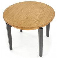 Стол обеденный Halmar Sorbus (Сорбус) (100-200)*100 дуб медовый/графит купить в Минске Стол обеденный Halmar Sorbus (Сорбус) (100-200)*100 дуб медовый/графит купить в Минске