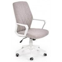 Кресло Halmar SPIN 2 белый / светло-серый