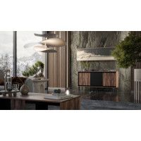 Комод Halmar Swing KM-1 орех/черный купить в Минске