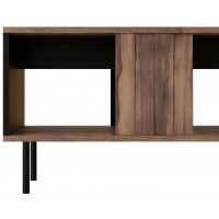 Стол журнальный HALMAR Swing LAW-1 орех/черный купить в Минске