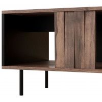 Стол журнальный HALMAR Swing LAW-1 орех/черный купить в Минске