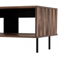 Стол журнальный HALMAR Swing LAW-1 орех/черный купить в Минске