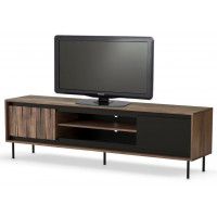 Тумба под телевизор Halmar Swing RTV-1 орех/черный купить в Минске