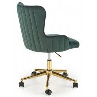 Кресло Halmar TIMOTEO (Тимотео) темно-зеленый/золото купить в Минске