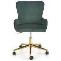 Кресло Halmar TIMOTEO (Тимотео) темно-зеленый/золото купить в Минске
