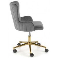 Кресло Halmar TIMOTEO (Тимотео) серый/золото купить в Минске