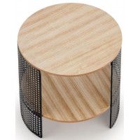 Стол журнальный HALMAR TRAFICA натуральный/черный купить в Минске Стол журнальный HALMAR TRAFICA натуральный/черный купить в Минске