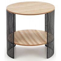 Стол журнальный HALMAR TRAFICA натуральный/черный купить в Минске Стол журнальный HALMAR TRAFICA натуральный/черный купить в Минске