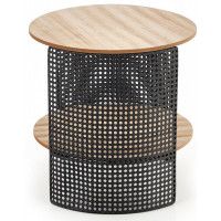 Стол журнальный HALMAR TRAFICA натуральный/черный купить в Минске Стол журнальный HALMAR TRAFICA натуральный/черный купить в Минске