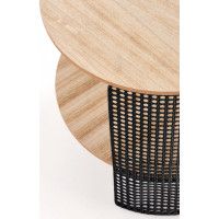 Стол журнальный HALMAR TRAFICA натуральный/черный купить в Минске Стол журнальный HALMAR TRAFICA натуральный/черный купить в Минске