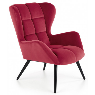 Кресло Halmar Tyrion (Тирион) бордовый/черный купить в Минске