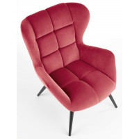 Кресло Halmar Tyrion (Тирион) бордовый/черный купить в Минске