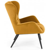 Кресло Halmar Tyrion (Тирион) горчичный/черный купить в Минске
