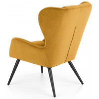 Кресло Halmar Tyrion (Тирион) горчичный/черный купить в Минске