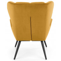 Кресло Halmar Tyrion (Тирион) горчичный/черный купить в Минске