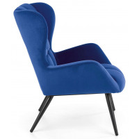 Кресло Halmar Tyrion (Тирион) темно-синий/черный купить в Минске