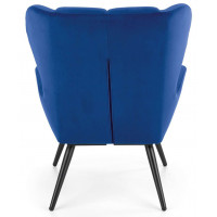Кресло Halmar Tyrion (Тирион) темно-синий/черный купить в Минске