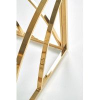 Стол журнальный HALMAR UNIVERSE KWADRAT дымчатый/золотой купить в Минске