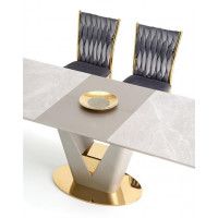 Стол обеденный Halmar Valentino (Валентино) (160-220)*90 светло-серый/золотой купить в Минске Стол обеденный Halmar Valentino (Валентино) (160-220)*90 светло-серый/золотой купить в Минске