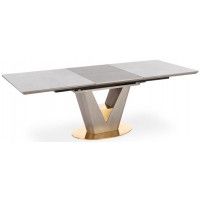 Стол обеденный Halmar Valentino (Валентино) (160-220)*90 светло-серый/золотой купить в Минске Стол обеденный Halmar Valentino (Валентино) (160-220)*90 светло-серый/золотой купить в Минске