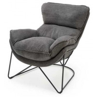 Кресло Halmar VOLKER (Волкер) темно-серый/черный купить в Минске
