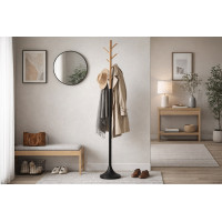 Вешалка Halmar W58 черный/натуральный купить в Минске Вешалка Halmar W58 черный/натуральный купить в Минске