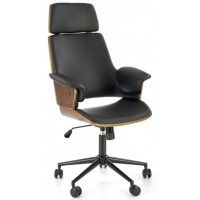 Кресло HALMAR Weber (Вебер) ореховый/черный