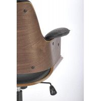 Кресло HALMAR Weber (Вебер) ореховый/черный купить в Минске Кресло HALMAR Weber (Вебер) ореховый/черный купить в Минске