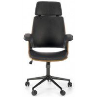 Кресло HALMAR Weber (Вебер) ореховый/черный купить в Минске Кресло HALMAR Weber (Вебер) ореховый/черный купить в Минске