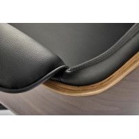 Кресло HALMAR Weber (Вебер) ореховый/черный купить в Минске Кресло HALMAR Weber (Вебер) ореховый/черный купить в Минске