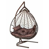 Подвесное кресло-кокон DUBLIN Коричневый купить в Минске