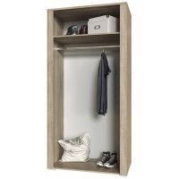 Шкаф Интерлиния Коламбия КЛ-003 100,2*58*202 дуб сонома/дуб белый купить в Минске