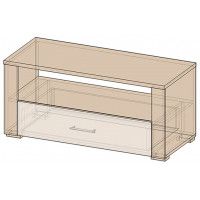 Тумба под телевизор Интерлиния Коламбия КЛ-008 дуб венге/дуб серый купить в Минске