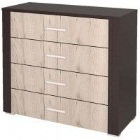Комод Интерлиния Коламбия КЛ-009 дуб венге / дуб серый