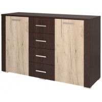 Тумба Интерлиния Коламбия КЛ-010 дуб венге/дуб серый