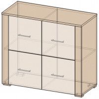 Тумба Интерлиния Коламбия КЛ-011 дуб венге/дуб серый купить в Минске