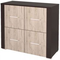 Тумба Интерлиния Коламбия КЛ-011 дуб венге/дуб серый