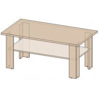 Стол журнальный Интерлиния Коламбия КЛ-015 дуб венге / дуб серый купить в Минске