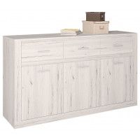 Комод Интерлиния Лима ЛМ-3Д3Ш дуб белый Комод Интерлиния Лима ЛМ-3Д3Ш дуб белый