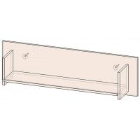 Полка настенная открытая Интерлиния Loft LT-П1 дуб золотой/антрацит купить в Минске