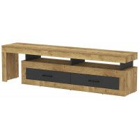 Тумба под телевизор Интерлиния Loft LT-Т200 дуб золотой/антрацит