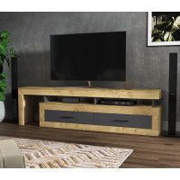 Тумба под телевизор Интерлиния Loft LT-Т200 дуб золотой/антрацит купить в Минске