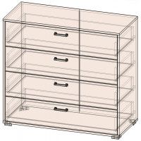 Комод Интерлиния Scandi SC-4Ш белый платинум / дуб золотой купить в Минске Комод Интерлиния Scandi SC-4Ш белый платинум / дуб золотой купить в Минске