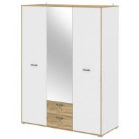 Шкаф Интерлиния Skandi SC-ШК1 150*47,2*202 белый платинум/дуб золотой