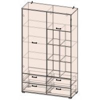 Шкаф Интерлиния Scandi SC-ШК2 120*43*202 белый платинум / дуб золотой купить в Минске Шкаф Интерлиния Scandi SC-ШК2 120*43*202 белый платинум / дуб золотой купить в Минске