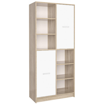 Шкаф комбинированный Интерлиния СК-022 80*42*182 дуб сонома/белый купить в Минске